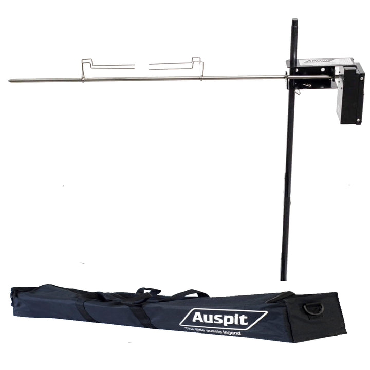 "The Little Aussie Legend Basisset – Rotisserie Set für Outdoor BBQ, Autonome Camping Kochset, Bushm