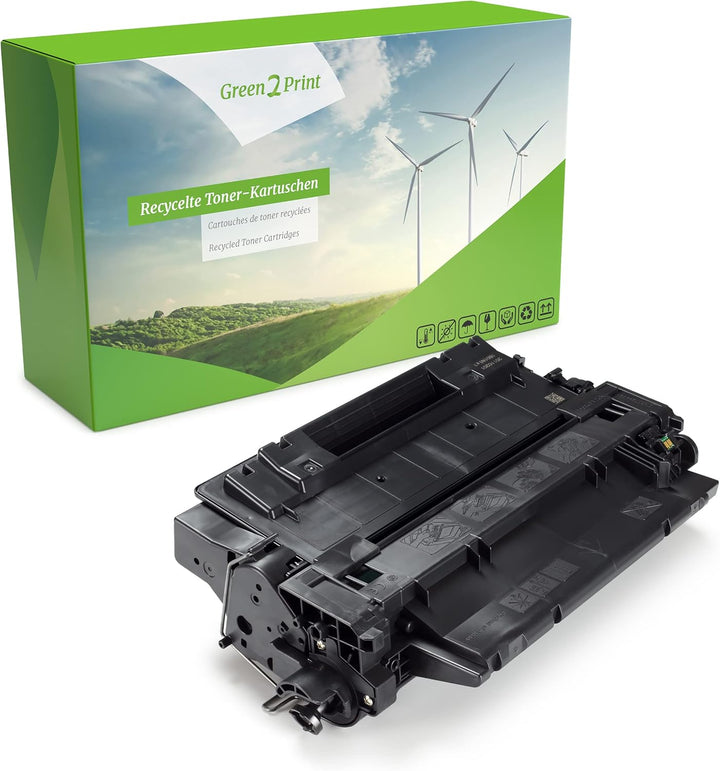 Green2Print Toner schwarz 6000 Seiten ersetzt HP Q7551A, 51A passend für HP Laserjet M3027, M3027X,