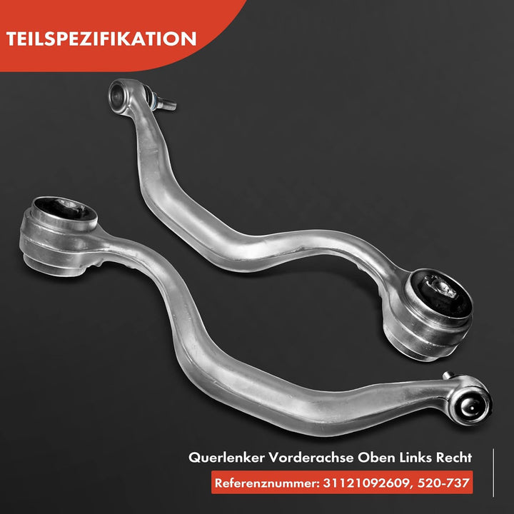 2x Radaufhängung Querlenker Lenker Vorne Oben Links Rechts für E39 535i 540i M5 1996-2003 3112109260