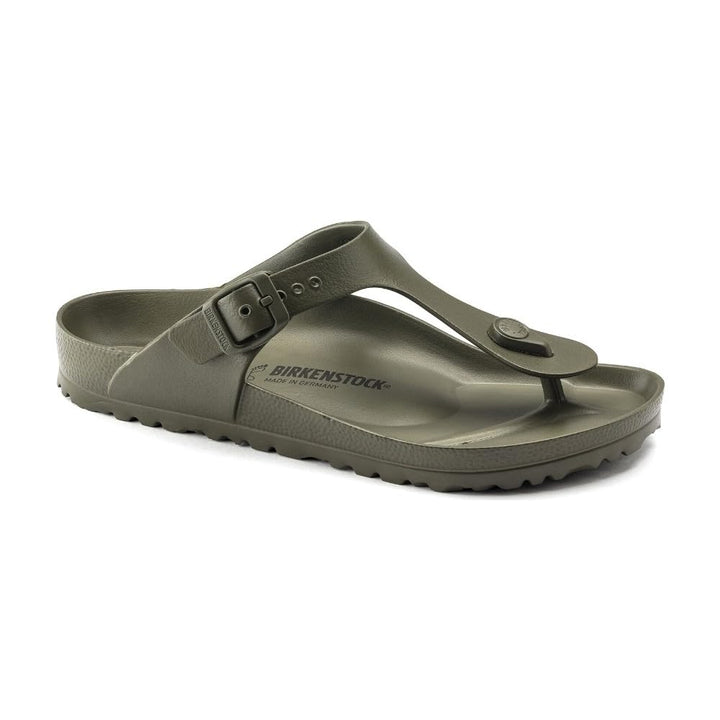BIRKENSTOCK Unisex-Erwachsene Gizeh FL Zehentrenner 36 EU Khaki, 36 EU Khaki