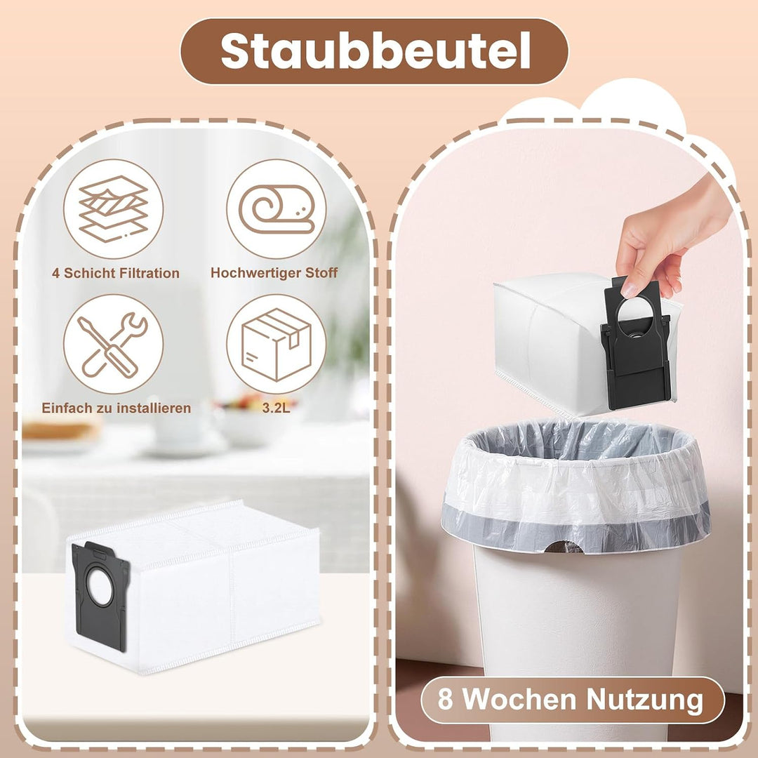 25 Stück Zubehör für Dreame L10s Pro Ultra Heat / L10s Ultra Gen 2 / X30 Ultra / L40 Ultra AE/Mova E