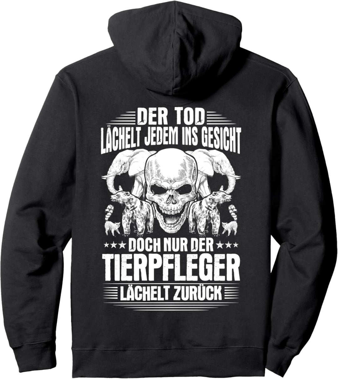 Lächeln Tierpfleger Pullover Hoodie