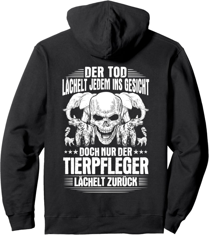 Lächeln Tierpfleger Pullover Hoodie