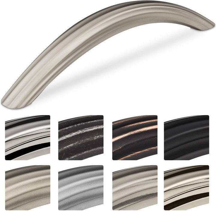 10x Möbelgriff DIVIN BA 128 mm Edelstahloptik Küchengriff Schrankgriff Schubladengriff von SO-TECH®