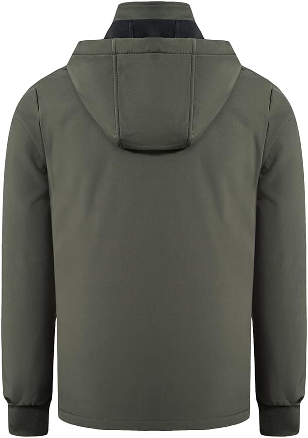 TONY BACKER Herren-Winterjacke, Softshelljacke, wasserdicht, winddicht, mit Kapuze, warme Jacke für