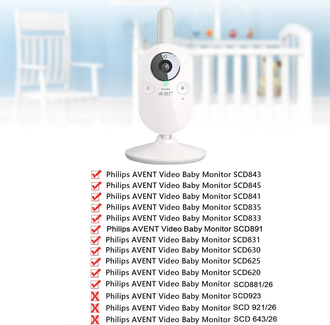 Halterung für Philips Avent Babyphone SCD833/26, Baby Kamera Halter für Philips Avent SCD891/26, Bab