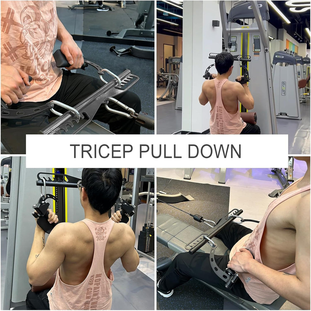 KORIKAHM Home Gym Fitness Spreizstange Multi-Grip Breit Latzugstange Neutral Grip Griff Latzugaufsät