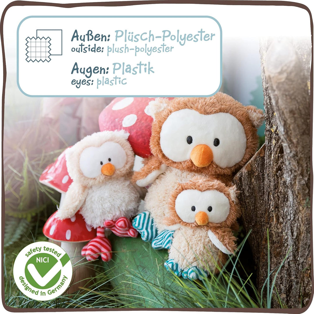 NICI 47095 Kuscheltier Baby Owlino 70 cm Plüschtier für Mädchen, Jungen & Babys – Stofftier Eule zum