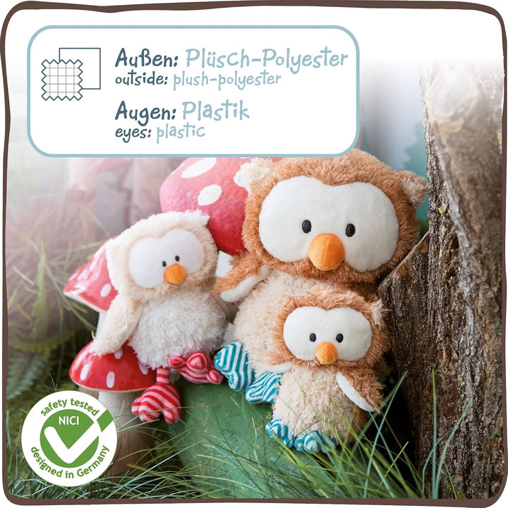 NICI 47095 Kuscheltier Baby Owlino 70 cm Plüschtier für Mädchen, Jungen & Babys – Stofftier Eule zum