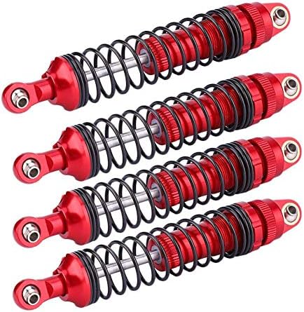 4 stücke RC Stossdämpfer, Aluminium Stossdämpfer Montiert Federn Dämpfer RC Dämpfer Upgrade Teile fü