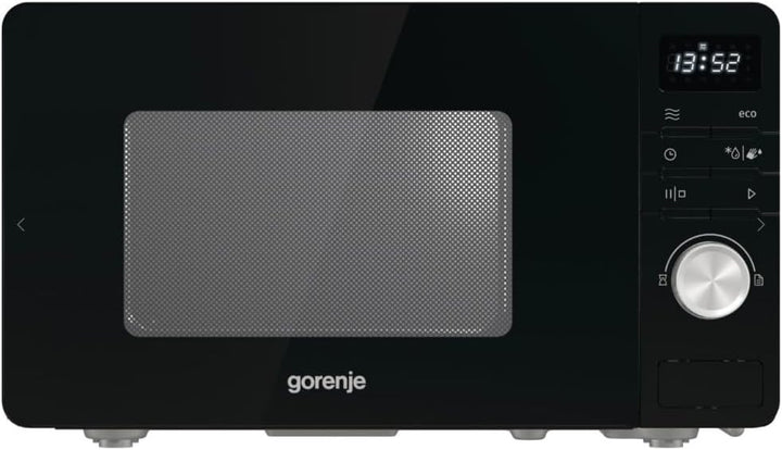Gorenje MO 20 A3B Mikrowelle, SmartDisplay Funktion, 20 Liter - 800 Watt - Schwarz