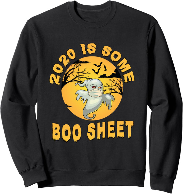 This Is Boo Sheet Shirt 2020 Halloween Funny Ghost Costume Sweatshirt