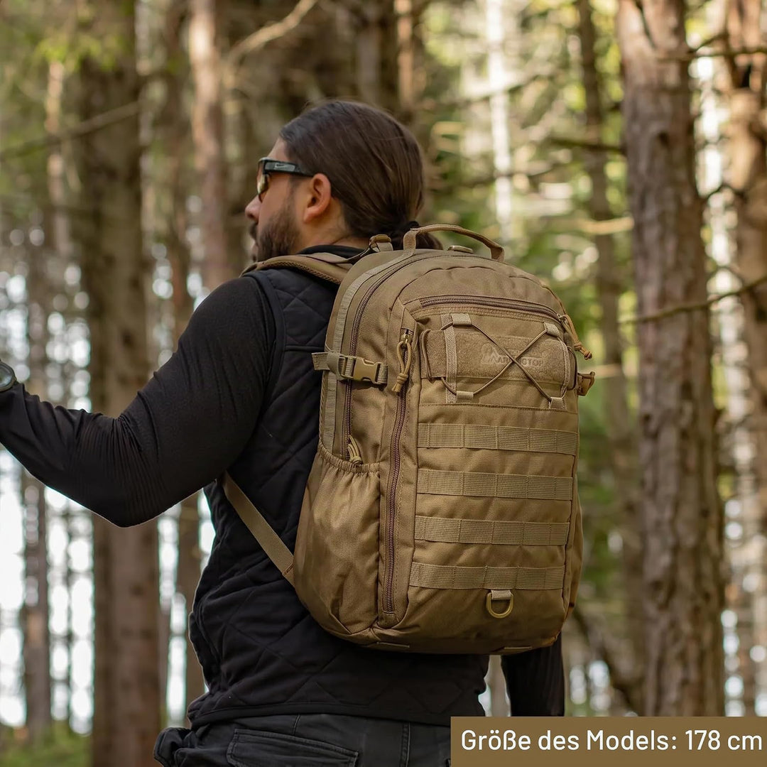 Mardingtop 30L Rucksack Herren Militär Wanderrucksack mit Rückenbelüftung | Trekkingrucksack Tactica