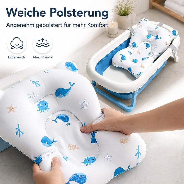 Babys Badekissen,Baby Badewannensitz,Einsatz Babywanne Badewanneneinsatz,Säuglings Neugeborene Badew