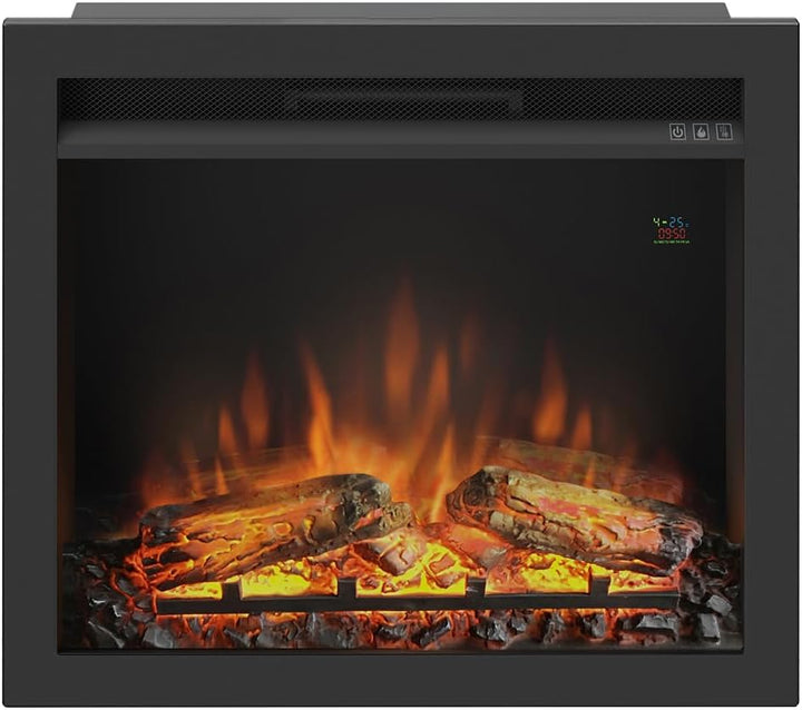 TAGU PowerFlame Elektrokamin mit Installationskit, Heizung und Thermostat, 7-Tage-Heizplan und LED-F