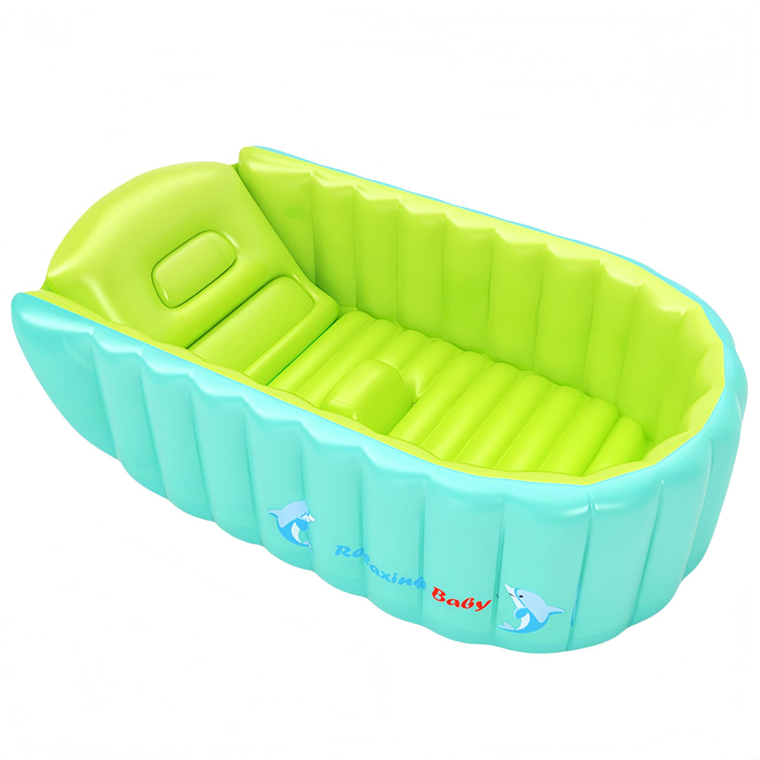 YAAVAAW Aufblasbare Baby Badewanne,Tragbare aufblasbare Badewanne,Anti-Rutsch Pool faltbar Reise-Bad
