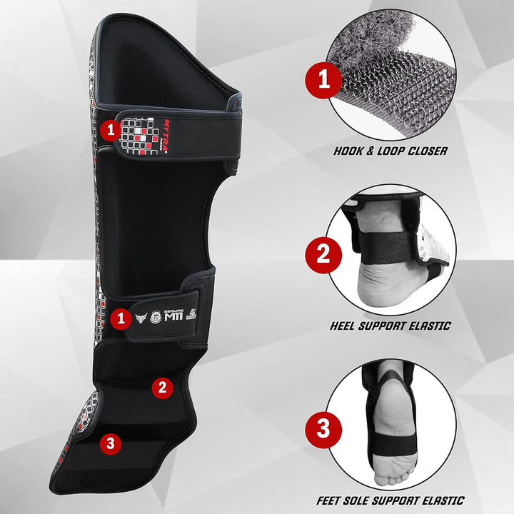 Mytra Fusion schienbeinschoner Kickboxen shin Guards MMA, Muay Thai schienbeinschützer – Shin Instep