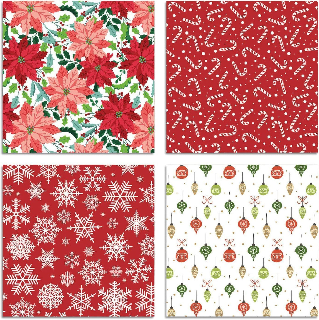 Origami Papier Weihnachten 24 Stück Origami Weihnachten 15.2 x 15.2 cm Weihnachtspapier Zum Basteln