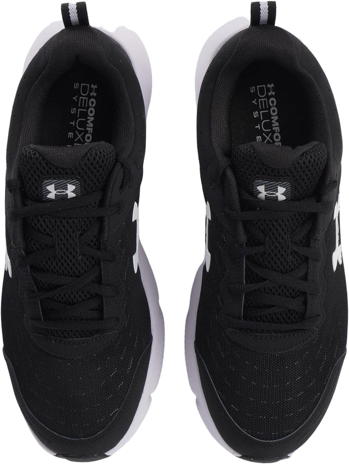 Under Armour Herren Ua Charged Assert 10 Laufschuhe 45.5 EU Black Black White, 45.5 EU Black Black W