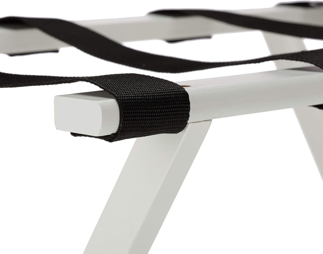 Relaxdays Kofferständer klappbar, aus Bambus, für Koffer und Reisegepäck, Gepäckablage, HxBxT: 53,5