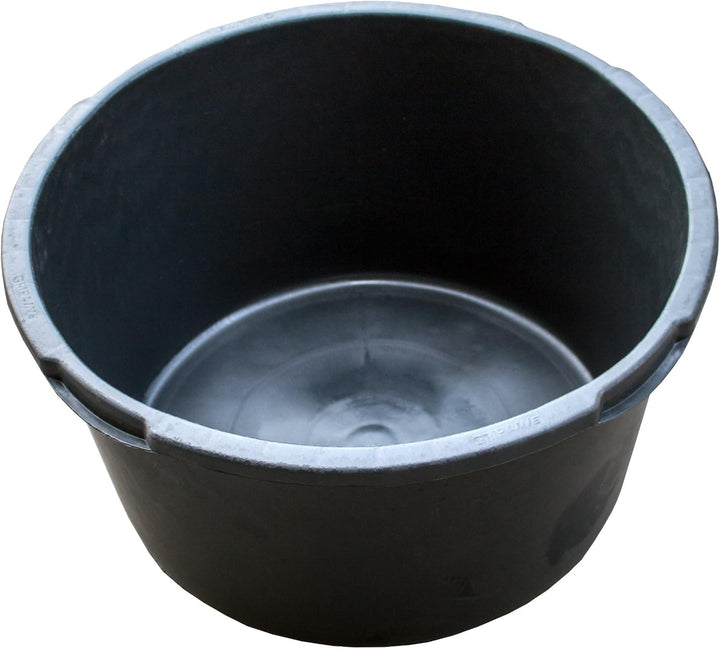 Set: PE Becken / Rundbecken + GFK Abdeckung D=66cm, H=35cm, 90L für Wasserspiele u. Brunnen von INTE