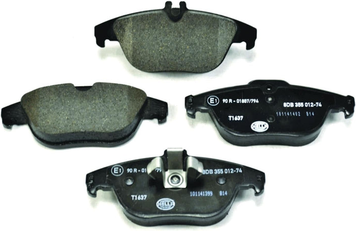 HELLA PAGID 8DB 355 012-741 Bremsbelagsatz - T1637 - Dicke/Stärke: 17.5mm - Bremssystem: Teves - für