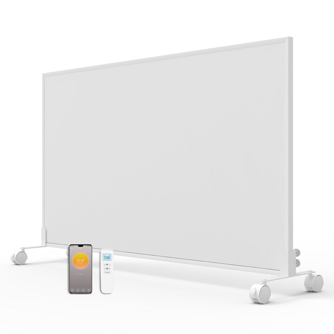 Infrarotheizung mit Thermostat - App Steuerung & Fernbedienung - 900 Watt - Elektroheizkörper - Infr