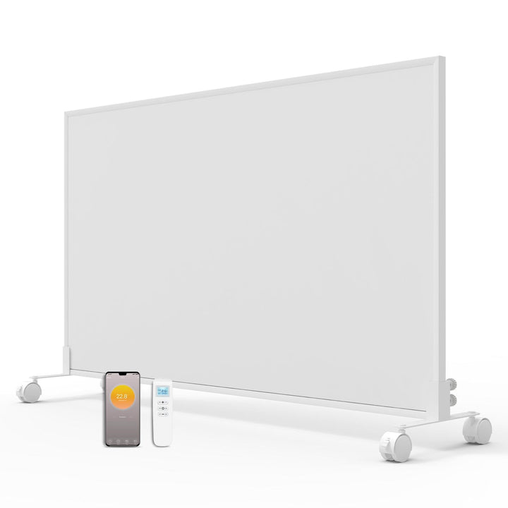Infrarotheizung mit Thermostat - App Steuerung & Fernbedienung - 900 Watt - Elektroheizkörper - Infr