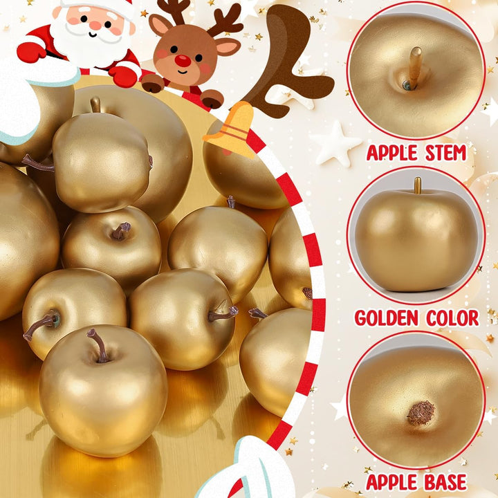 15Pcs künstliche Äpfel Gefälschte Früchte Schaumstoff Kunststoff Apfeldekorationen Faux Simulation A