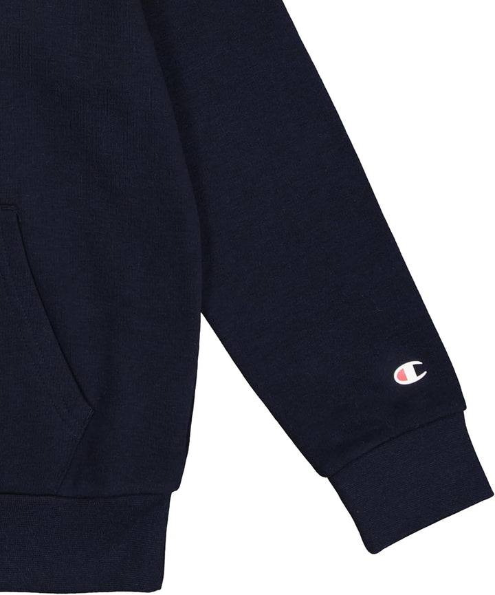 Champion Jungen Legacy Basics B-Ultralight Powerblend Fleece Kapuzenpullover 3-4 Jahre Marineblau, 3