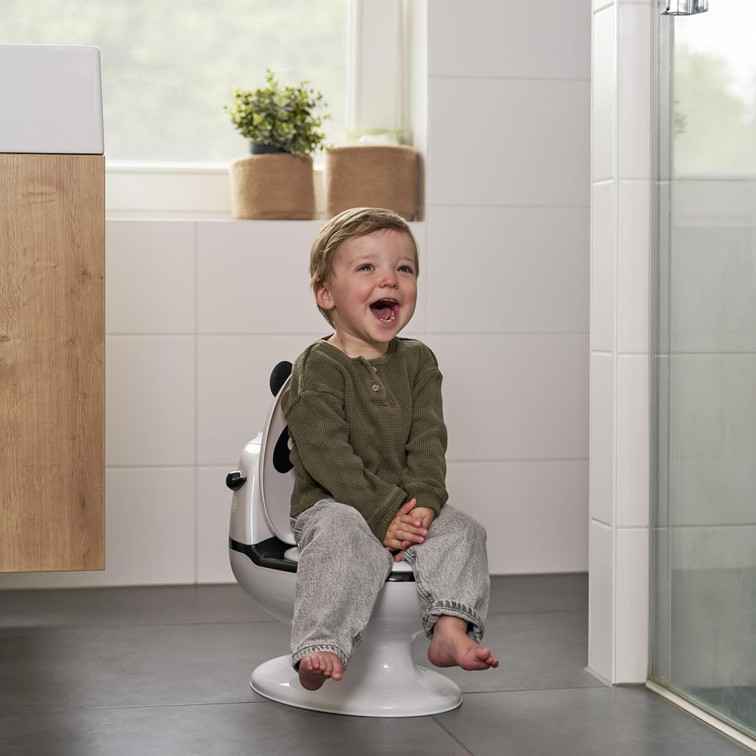 Bebeconfort Toilettensitz in Minigrösse für Kinder, Toilette fürs Töpfchentraining mit süssem Panda,