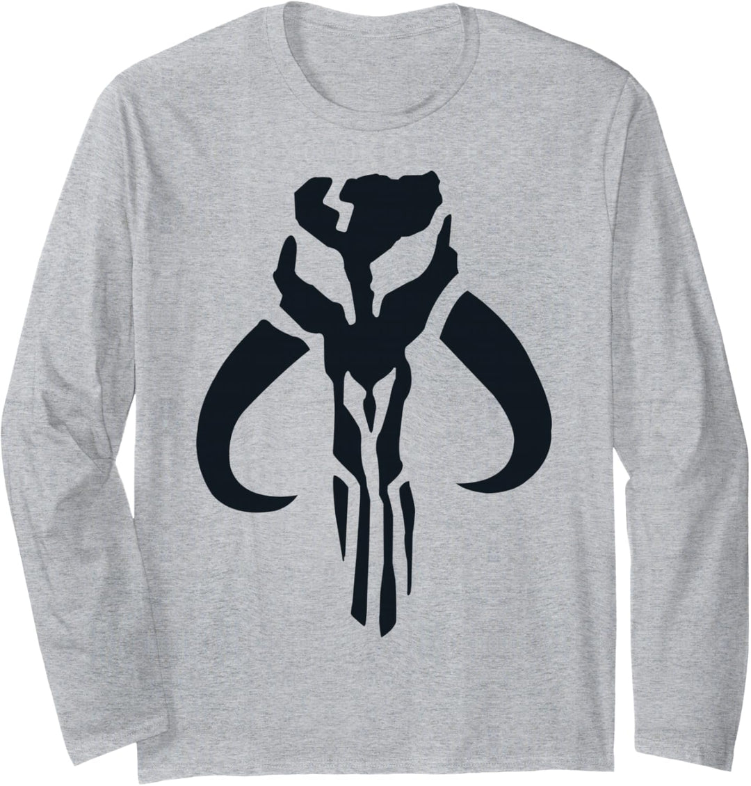 Star Wars The Mandalorian Simple Logo Langarmshirt