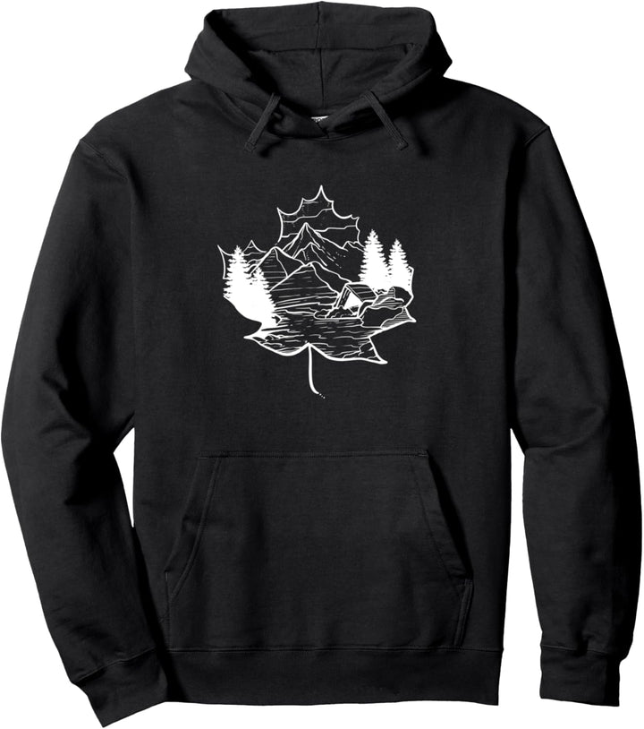 Ahornwald-Reisender oder Pfadfinder Pullover Hoodie