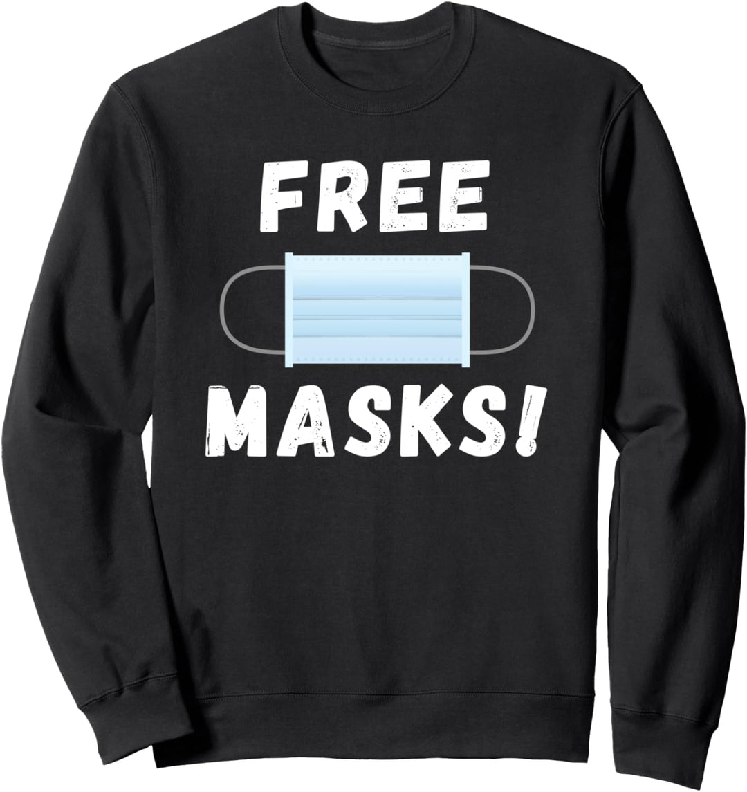 Kostenlose Gesichtsmasken Sweatshirt
