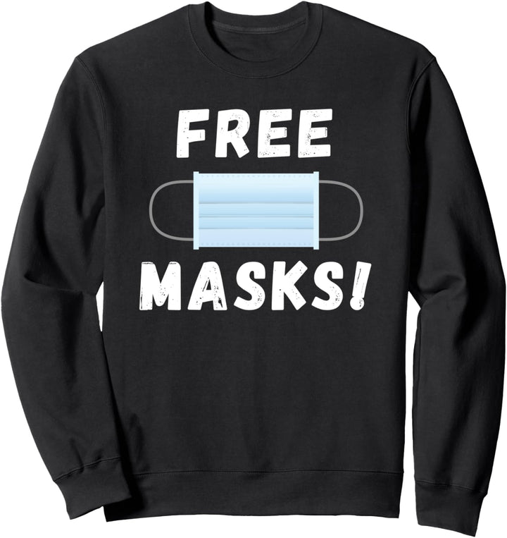 Kostenlose Gesichtsmasken Sweatshirt