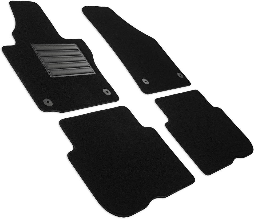 MDM SP-3799 Fussmatten Velours Autoteppich passend für Volkswagen Touran (1T) 5 Sitze 03.2003>2014