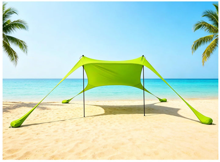 Strand Schatten Zelt Markise 4-5 Personen Strand Sonnencreme wasserdichte leichte Blockierung und el