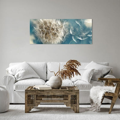 Panorama Bilder auf Leinwand 100x40cm Leinwandbild Baby Sommer Pflanze Gross Wanddeko Bild Schlafzim