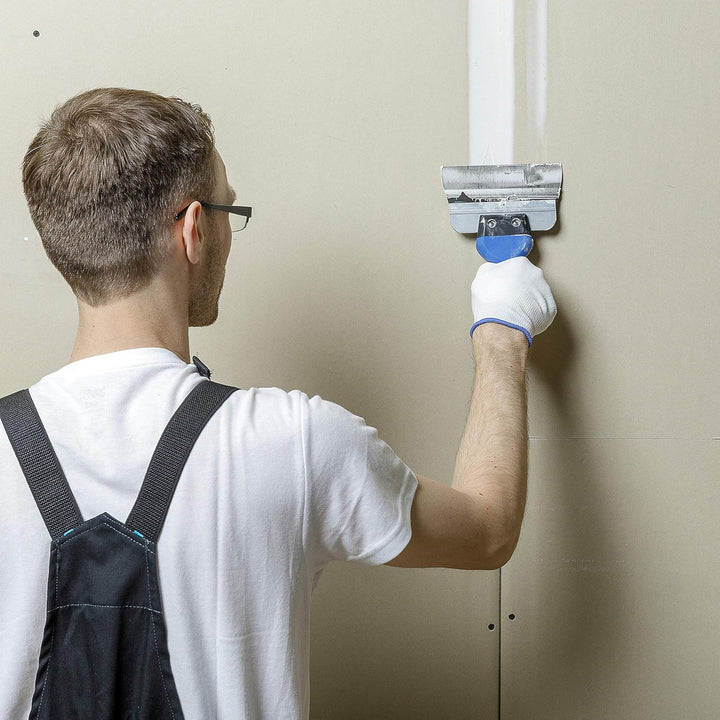 HOGARD Flächenspachtel aus Rostfreiem Stahl mit Weichem | Ergonomischem Griff - Perfektes Spachtelwe