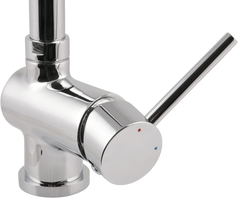 AquaSu Einhandmischer Bali für Spüle mit Geschirrbrause Niederdruck, 1 Stück, chrom, 78315 6 Bali mi