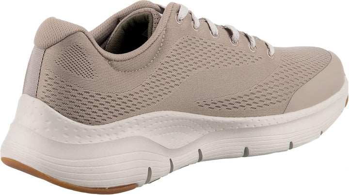 Skechers Arch Fit Herren Turnschuhe 40 EU Taupe Textile Synthetic Trim, 40 EU Taupe Textile Syntheti