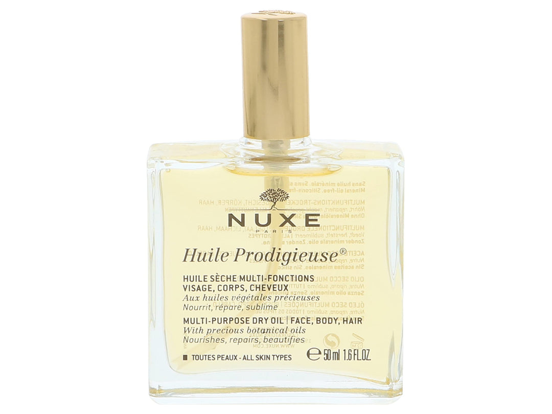NUXE Huile Prodigieuse – Multifunktions-Trockenöl für Gesicht, Körper und Haar – Alle Hauttypen (1 x