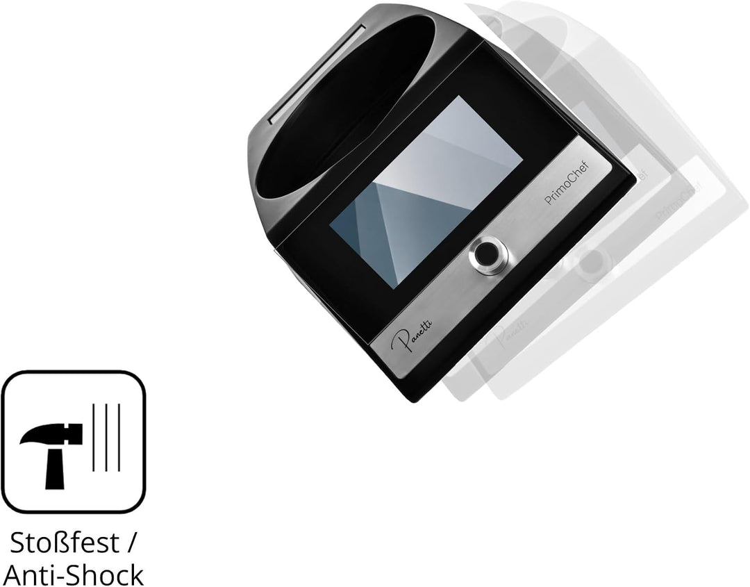 dipos 2x Displayschutzfolie 9H klar für Panetti PrimoChef