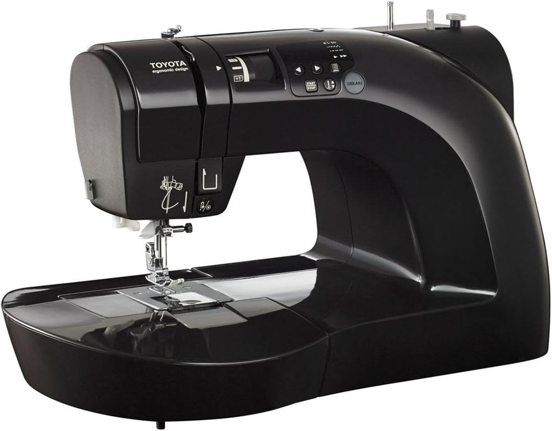 Toyota Oekaki50B Kreativ Freiarm Nähmaschine Oekaki mit 50 Programmen und Freihandstickfunktion, sch