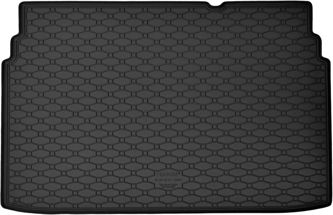 Passgenaue Kofferraumwanne und Gummifussmatten geeignet für OPEL Crossland X ab 2017 + Gurtschoner