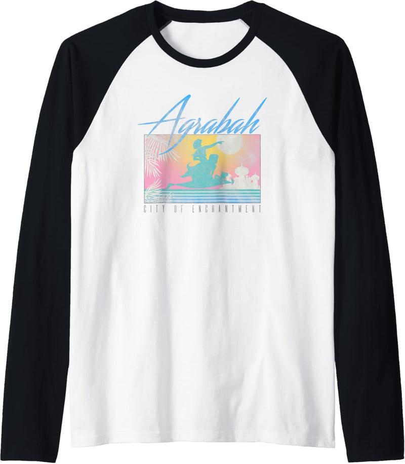 Disney Aladdin Agrabah City Of Enchantment Silhouette Poster Raglan