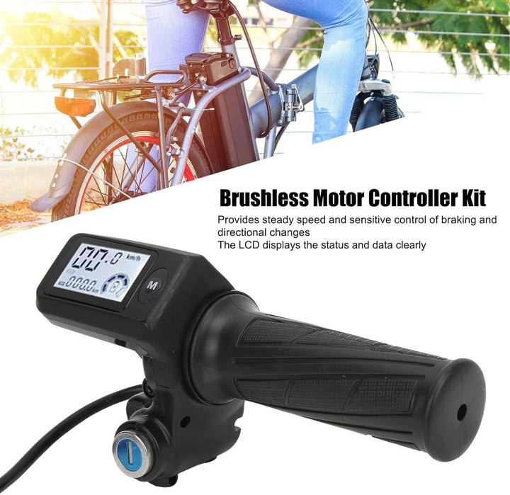 Alomejor Elektrisches Fahrrad Brushless Controller Kit 36V 48V 350W Scooter Motor Controller mit 805