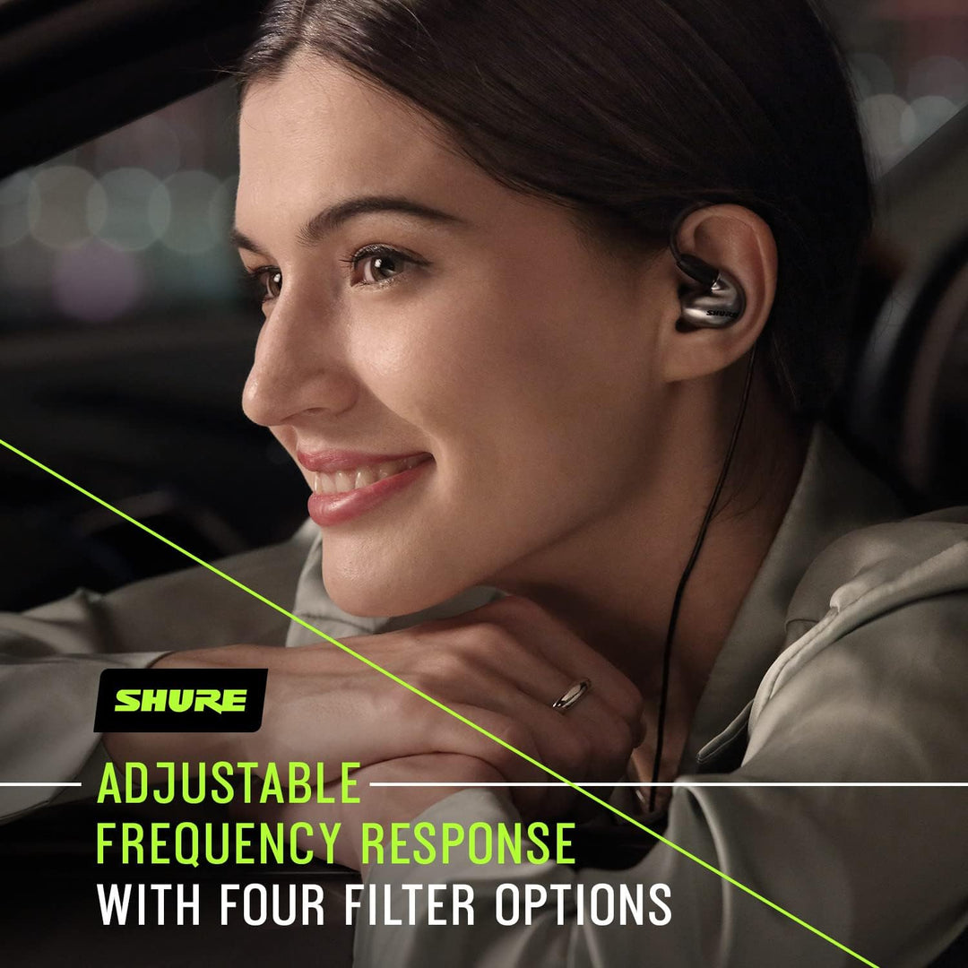 Shure SE846 Kabelgebundene schallisolierende Kopfhörer Gen 2, sichere In-Ear-Ohrhörer, hochwertiger