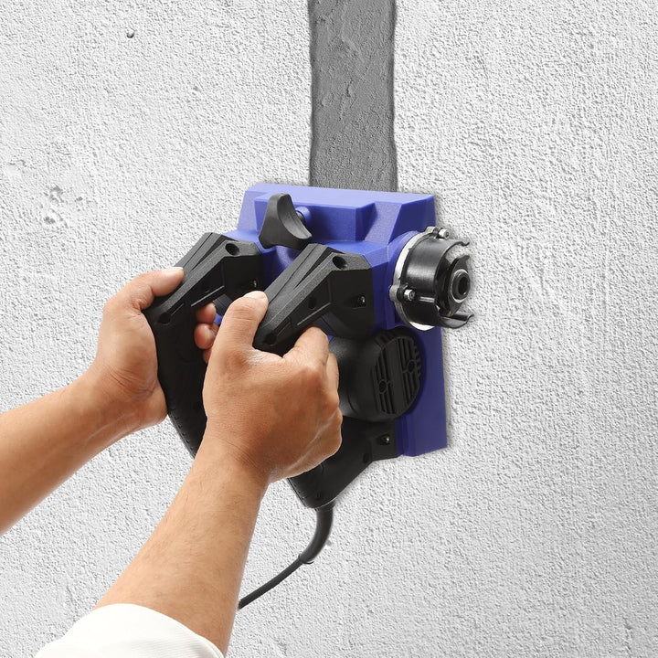 Betonfräse 1300W 4000UPM Walzenfräse Sanierungsfräse Putzfräse Mauerfräse Betonschleifer Walzen Schl