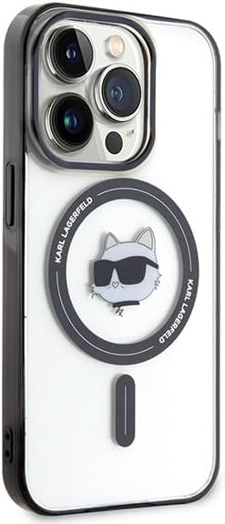 KARL LAGERFELD KLHMP15XHCHNOTK Hülle für iPhone 15 Pro Max 6.7" transparent hardcase IML Choupette`s